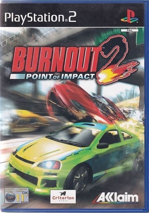 Burnout 2 Point of Impact - PS2 (B Grade) (Genbrug)